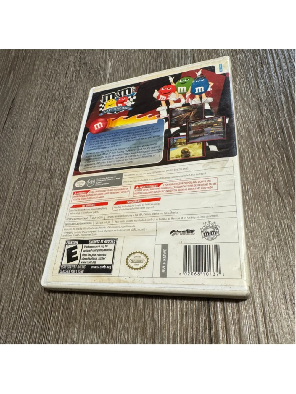 M&M's Kart Racing Video Game for Nintendo Wii